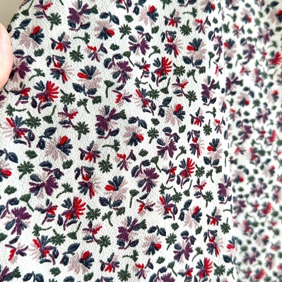 Don’t Ask Why Floral Print Cold Shoulder Flowy Women's Top, One Size - Picture 10 of 16